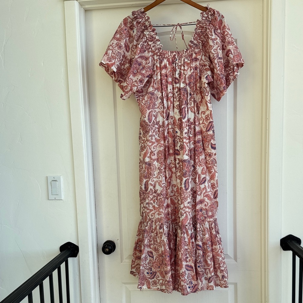 Cleobella Amara floral midi dress size S